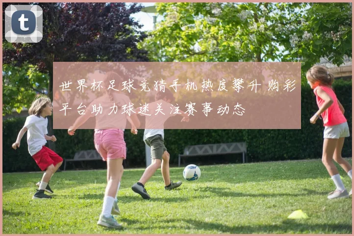 世界杯足球竞猜手机热度攀升 购彩平台助力球迷关注赛事动态